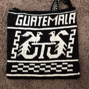 Guatemalan knit shoulder bags